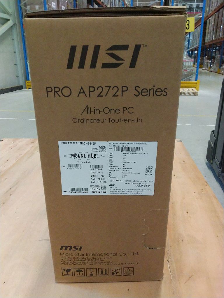 MSI ALL-In-One Desktop PC PRO AP272P 14MQ-864EU  ****Verpackung leicht beschädigt****