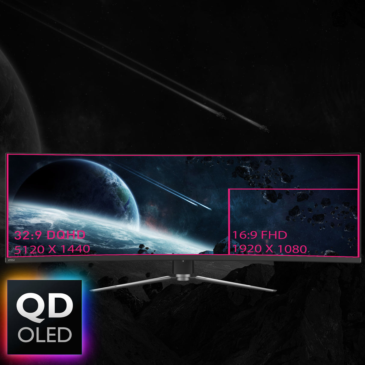 MPG 491CQPX QD-OLED | MSI Gaming Monitor