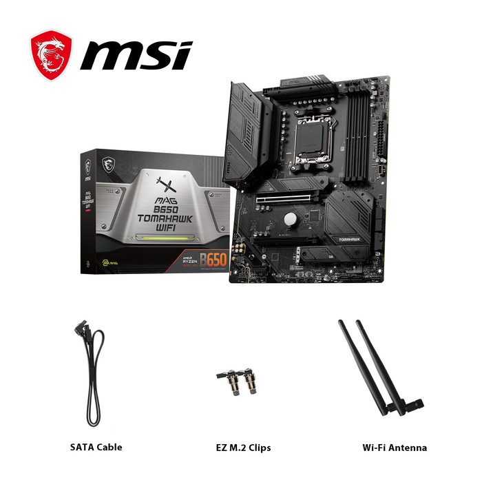 MSI Motherboard MAG B650 TOMAHAWK WIFI