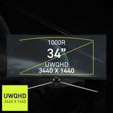 MSI CB MAG 345CQRF E20 | MSI Gaming Monitor - MSI e-Shop | Offiziell von MSI Deutschland