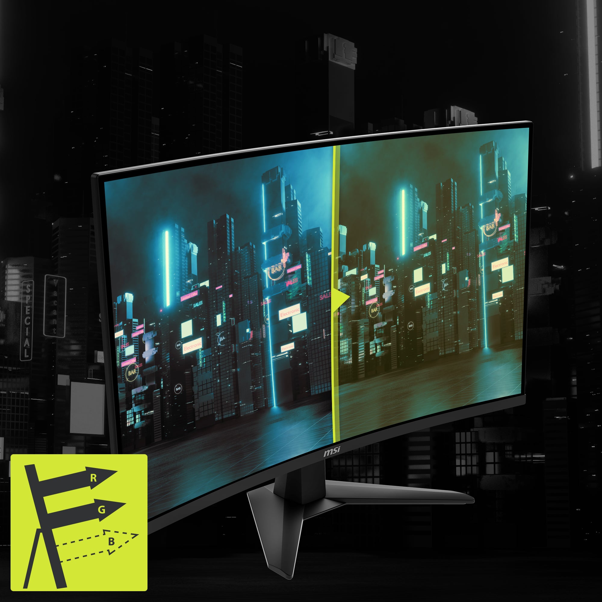 MSI CB MAG 32CQ6FDE  | MSI Gaming Monitor - MSI e-Shop | Offiziell von MSI Deutschland