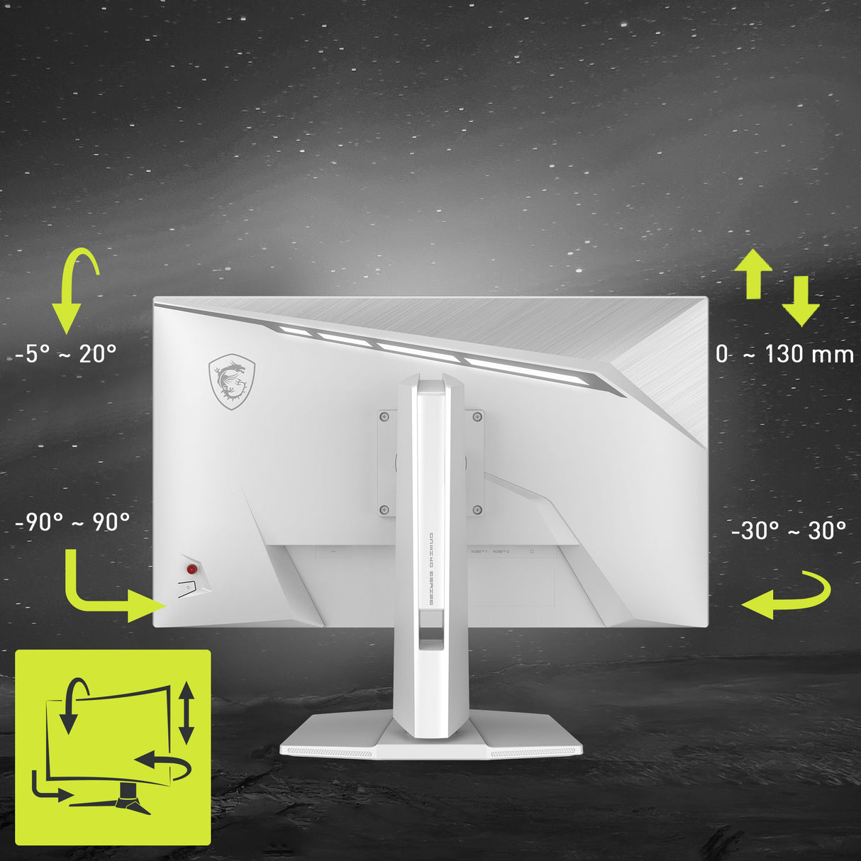 MAG 274QRFW E20 | MSI Gaming Monitor