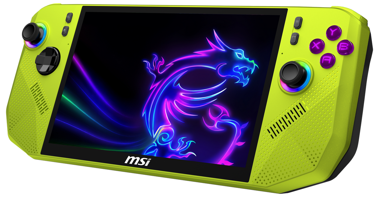 MSI Handheld PC Claw A8 BZ2EM-037 Neon Green I - MSI e-Shop | Offiziell von MSI Deutschland