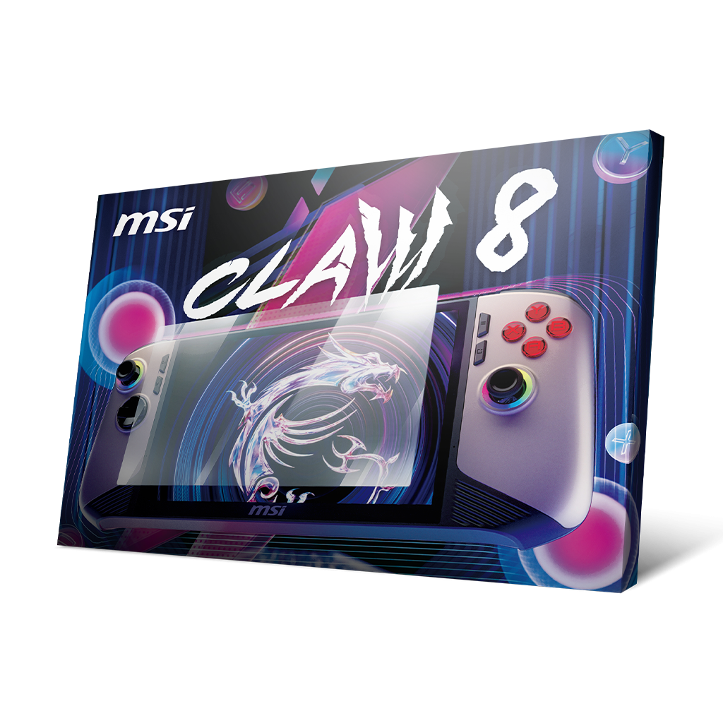 MSI Handheld PC Claw 8 AI+ A2VM Super Pack