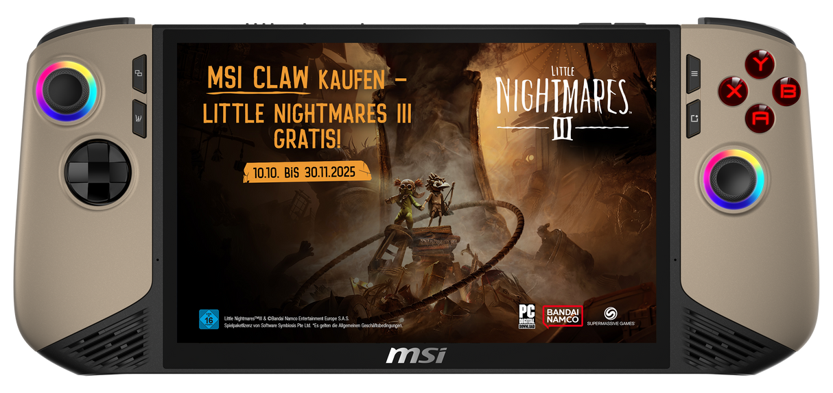 MSI CB Handheld PC Claw 8 AI+ A2VM-015 - MSI e-Shop | Offiziell von MSI Deutschland