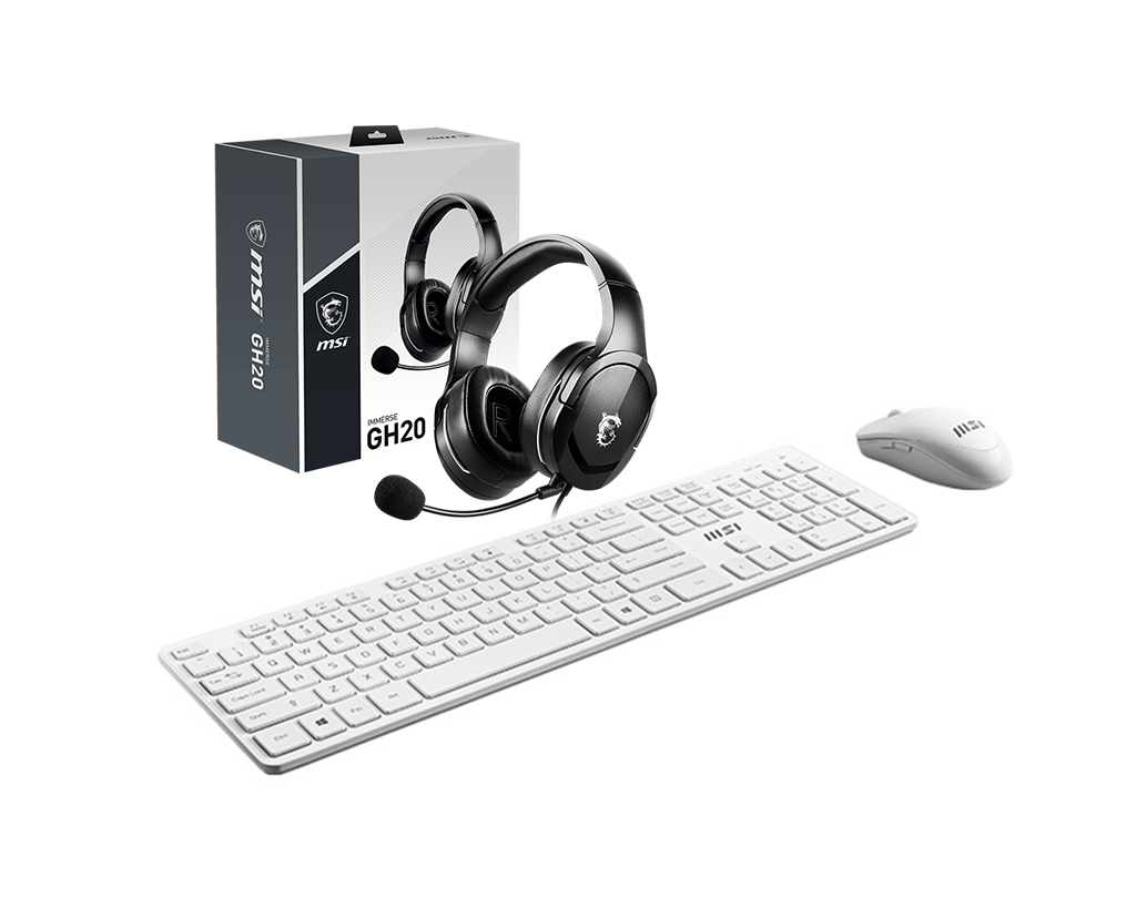 Exklusives Desktop-Paket (Tastatur+Maus+Headset)