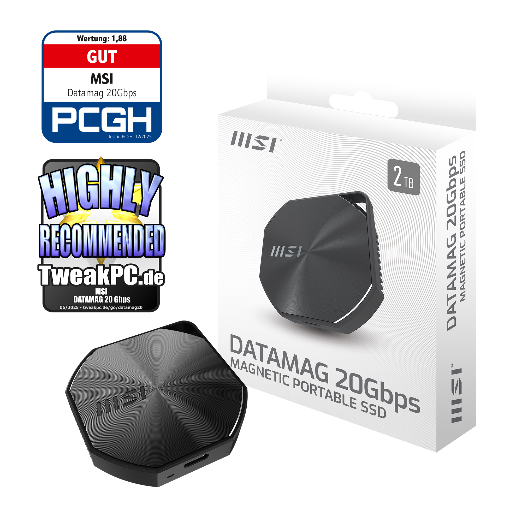 MSI DATAMAG 20Gbps 2TB - MSI e-Shop | Offiziell von MSI Deutschland