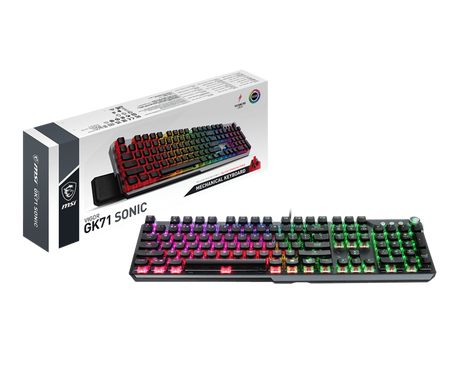 Gaming Peripherie Bundle Gaming Tastatur GK71 + Gaming Maus GM20 Elite + Mauspad GD20