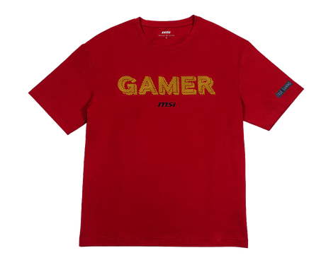 MSI Gamer-Serie Kühlendes T-Shirt – Ziegelrot, Gr. 2XL - MSI e-Shop | Offiziell von MSI Deutschland