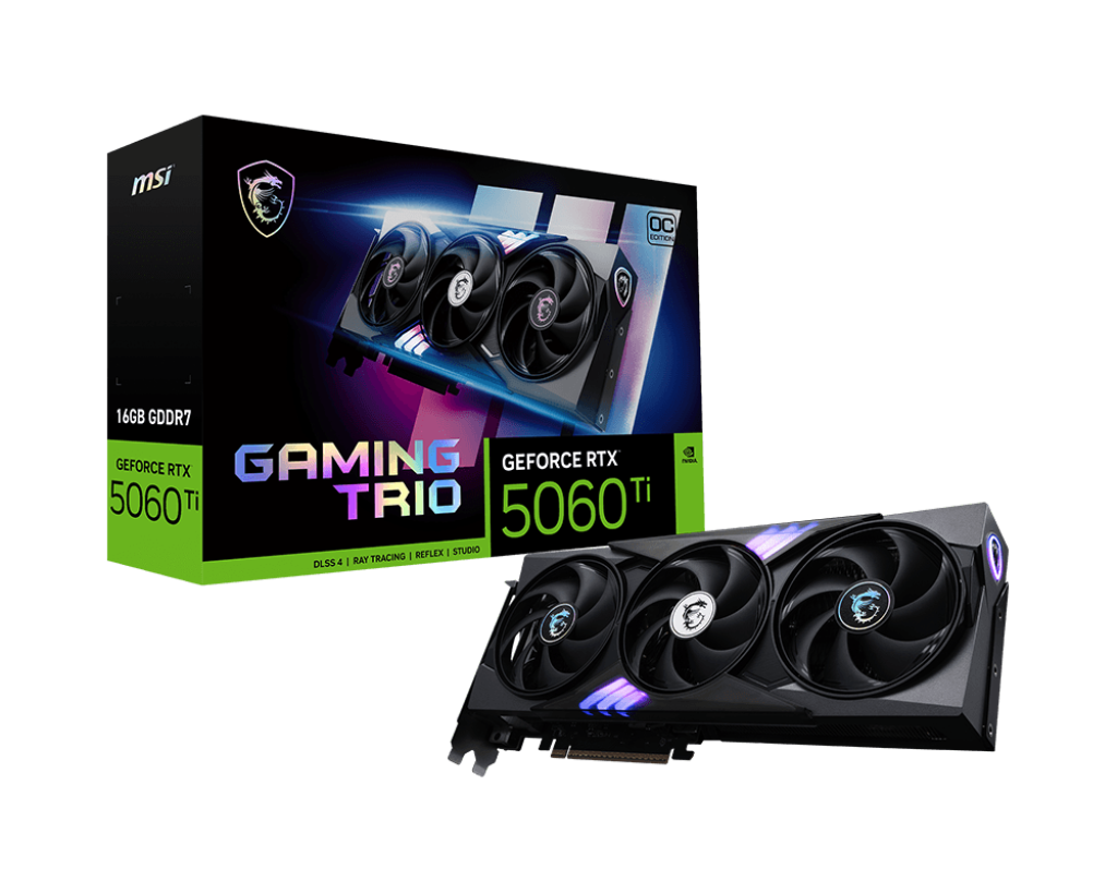 MSI Grafikkarte GeForce RTX 5060 Ti 16G GAMING TRIO OC - Refurbished