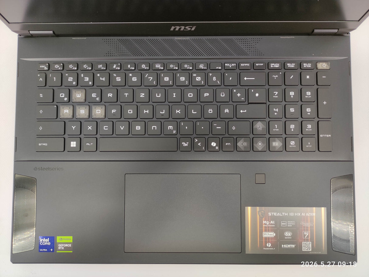 MSI Laptop Stealth 18 HX AI A2XWJG-041DE - Refurbished