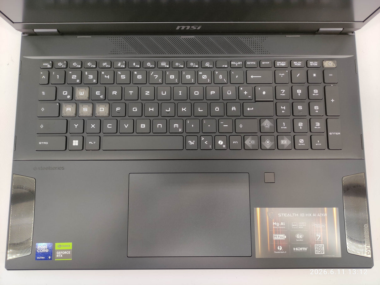 MSI Laptop Stealth 18 HX AI A2XWIG-042DE - Refurbished