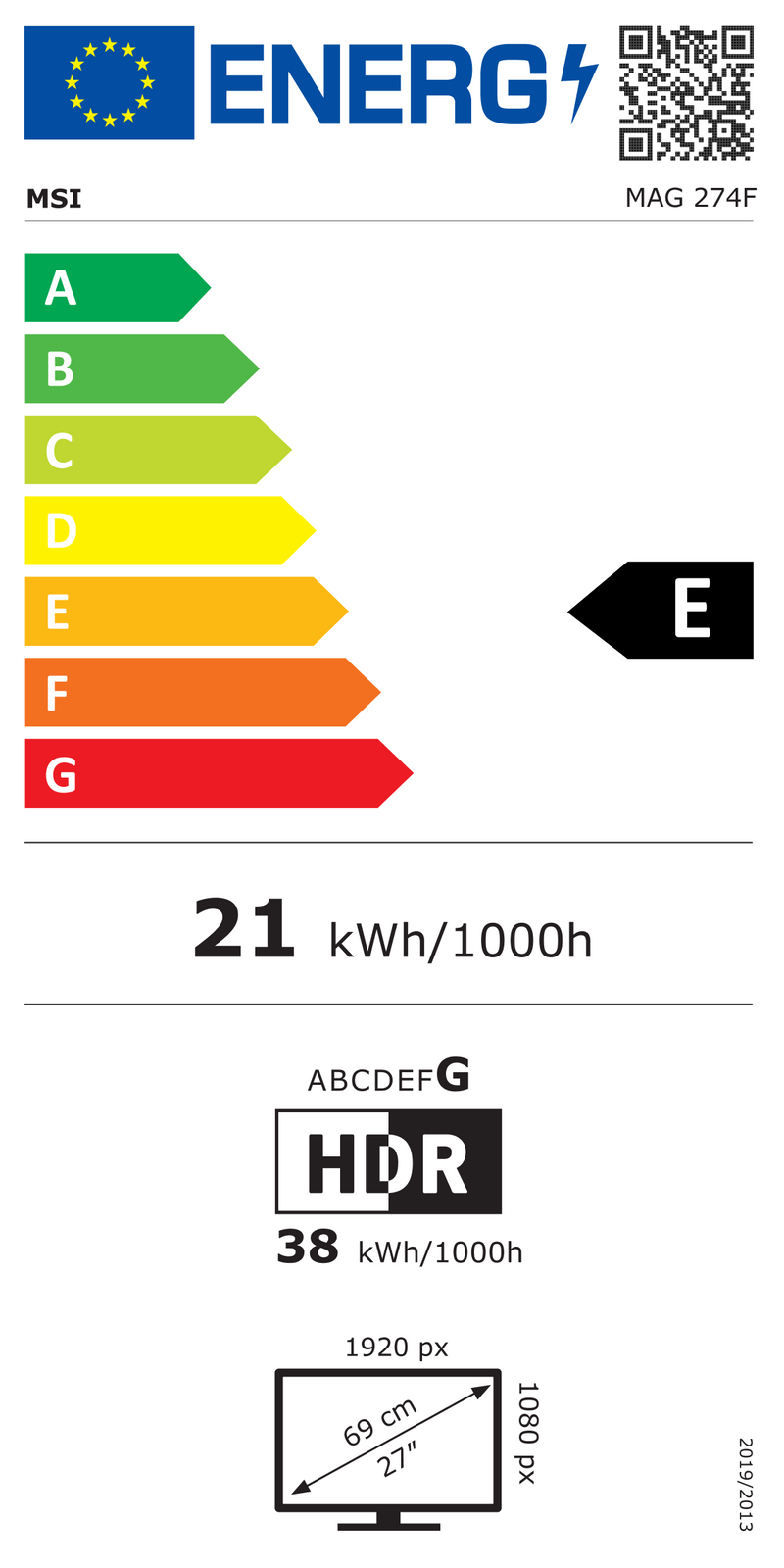Energy Efficiency Label