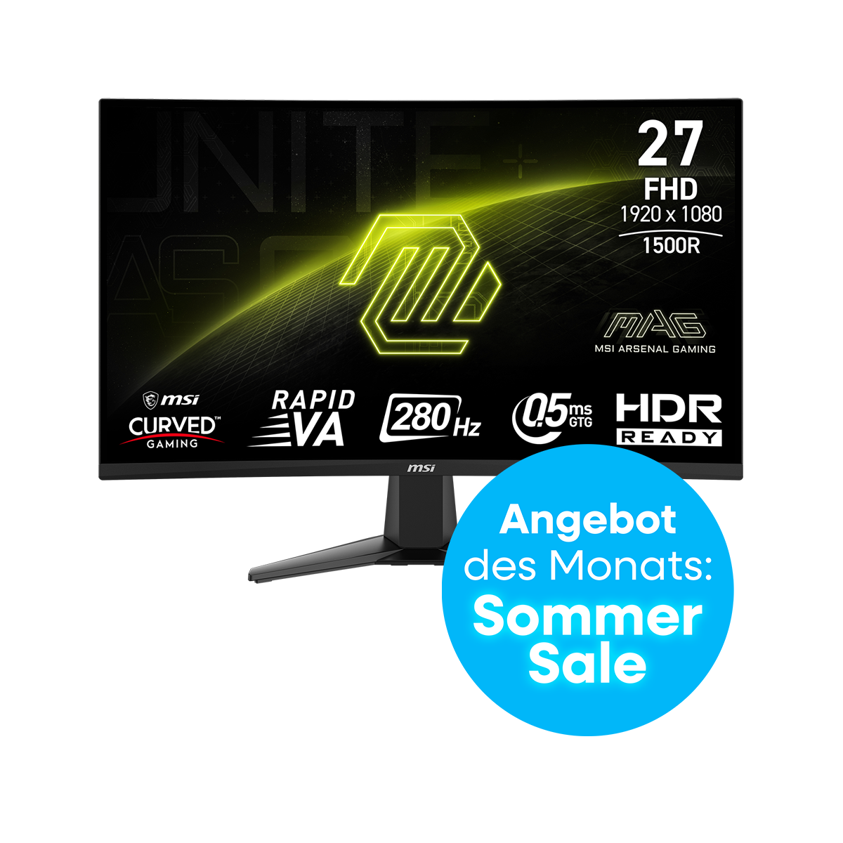 MSI CB MAG 276CXF | MSI Gaming Monitor