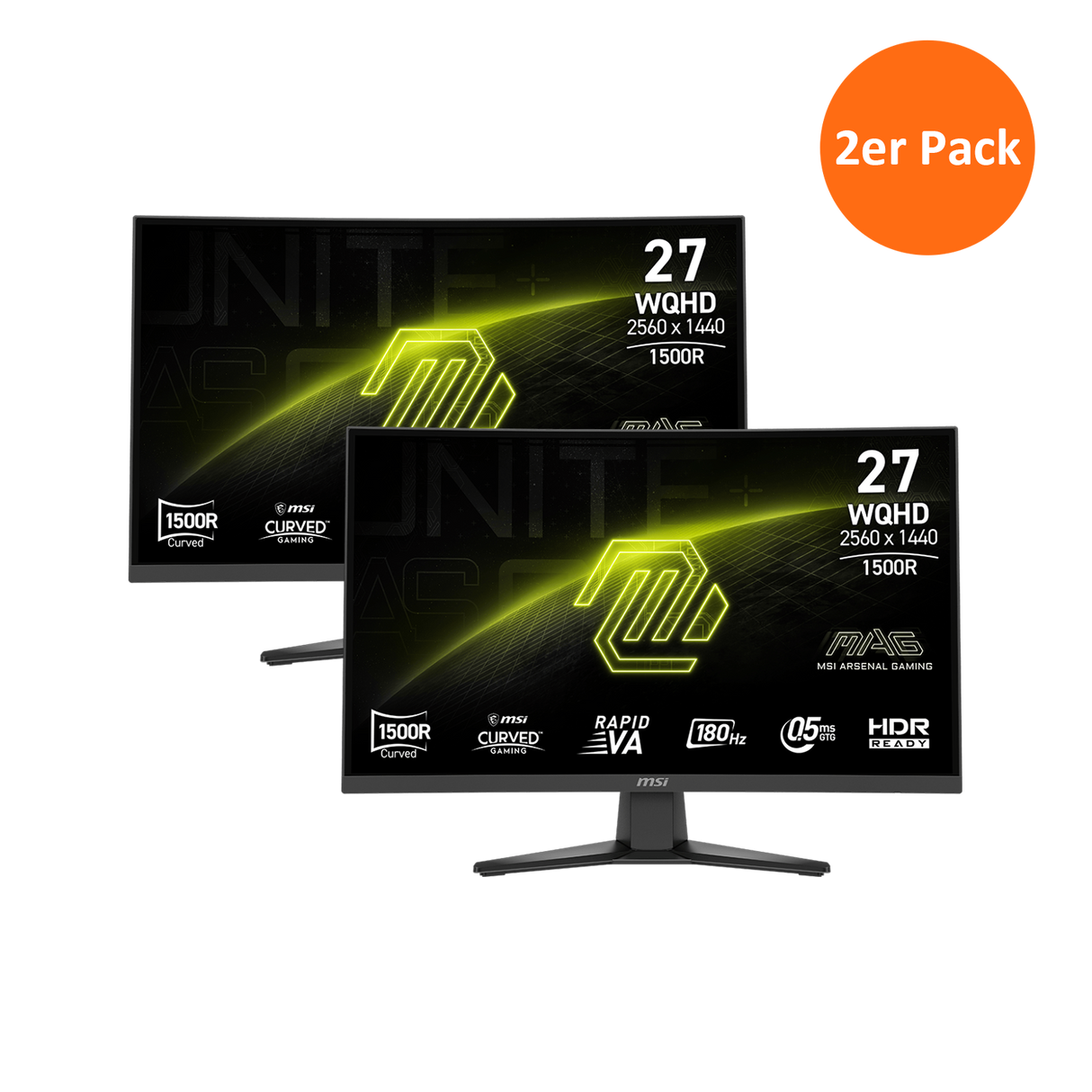 2er Pack - MAG 275CQF E18 | MSI Gaming Monitor