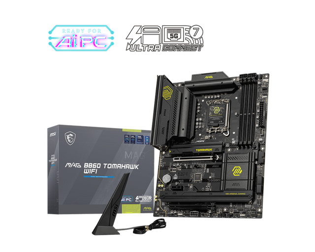 MSI Motherboard MAG B860 TOMAHAWK WIFI - MSI e-Shop | Offiziell von MSI Deutschland