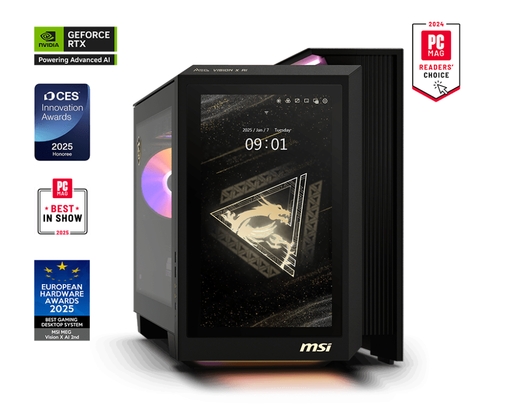 MSI Desktop PC MEG Vision X AI 2NVZ9-003EU - Refurbished - MSI e-Shop | Offiziell von MSI Deutschland