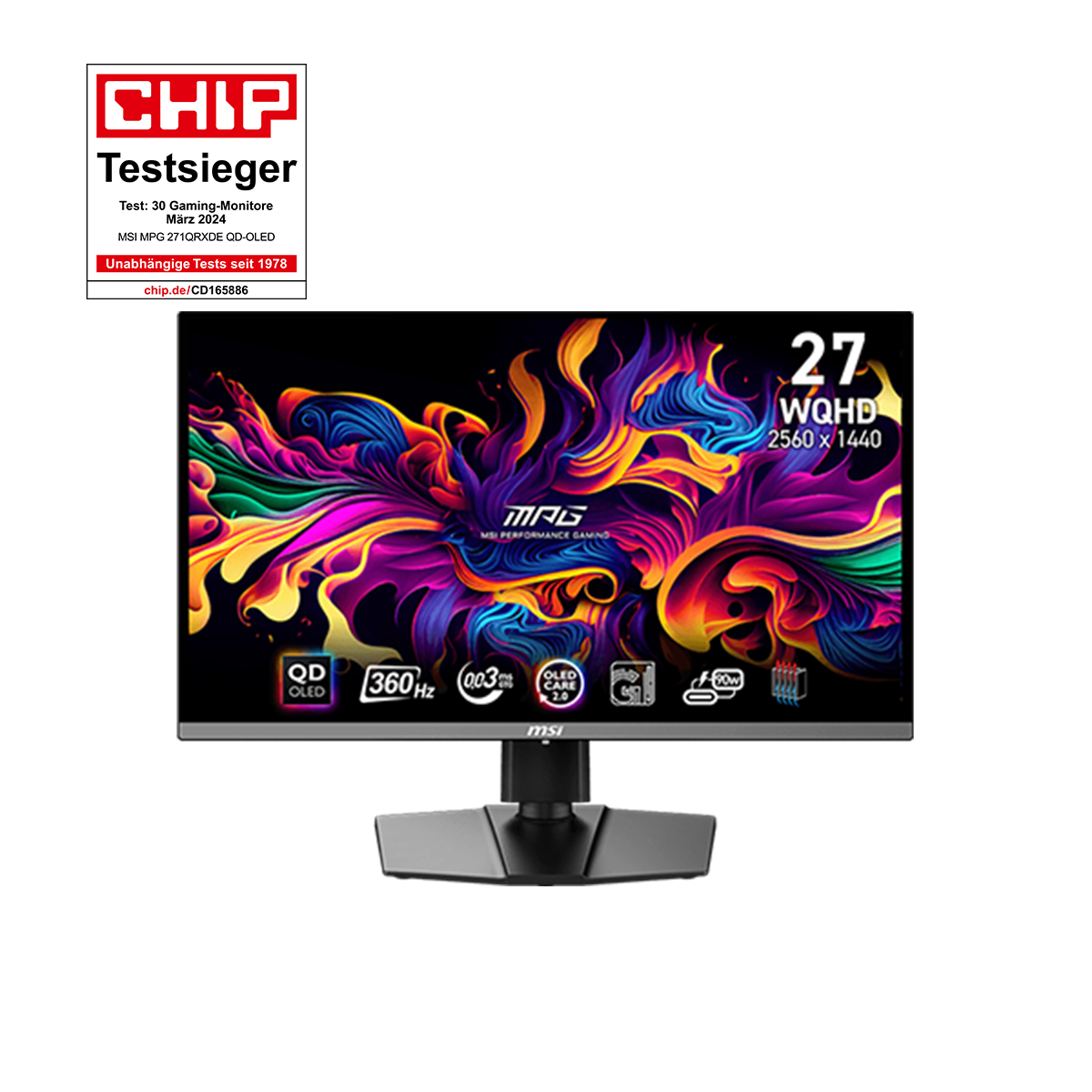 MSI Vodafone MPG 271QRXDE QD-OLED | MSI eSport Gaming Monitor