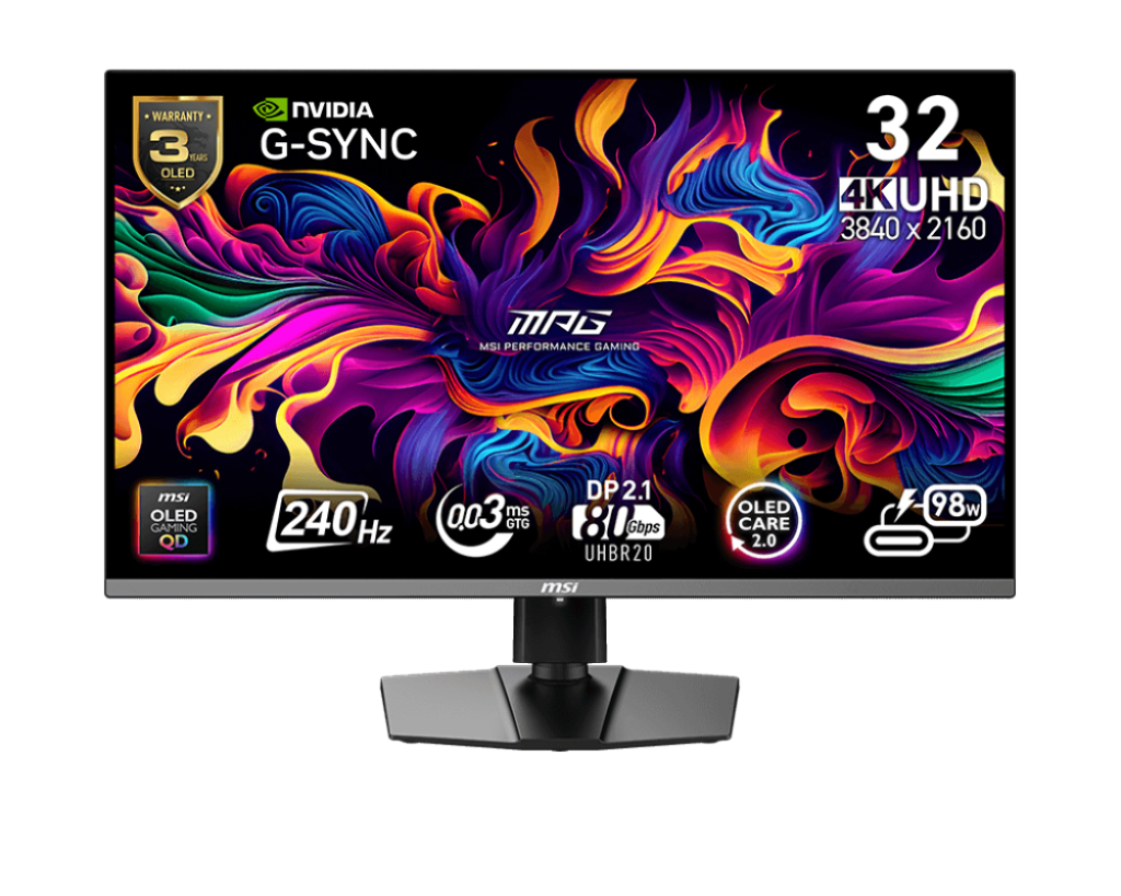 MPG 322URXDE QD-OLED | MSI Gaming Monitor - MSI e-Shop | Offiziell von MSI Deutschland