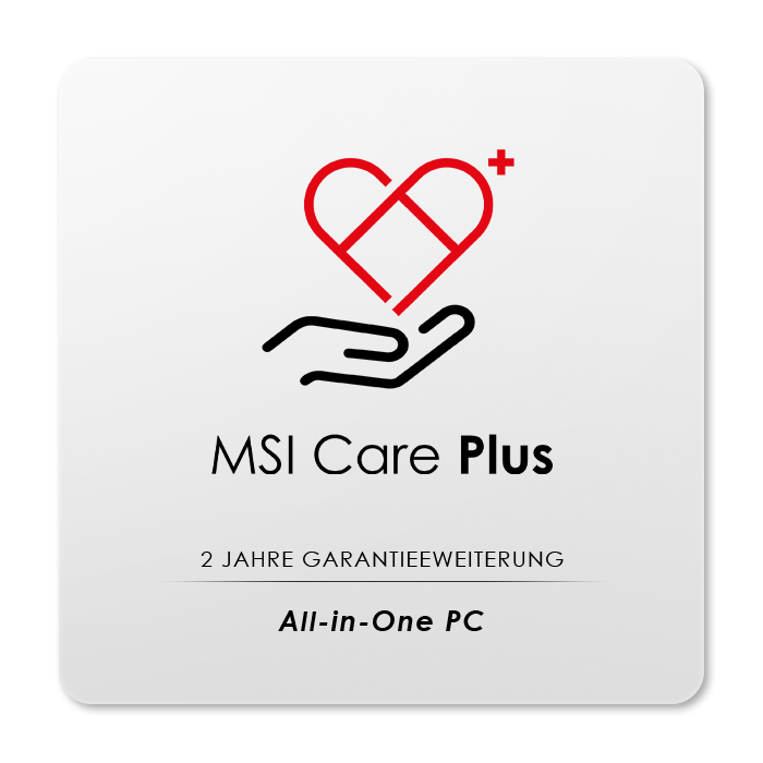 Zwei (2) Jahre Garantieverlängerung für All-In-One PC | MSI Care