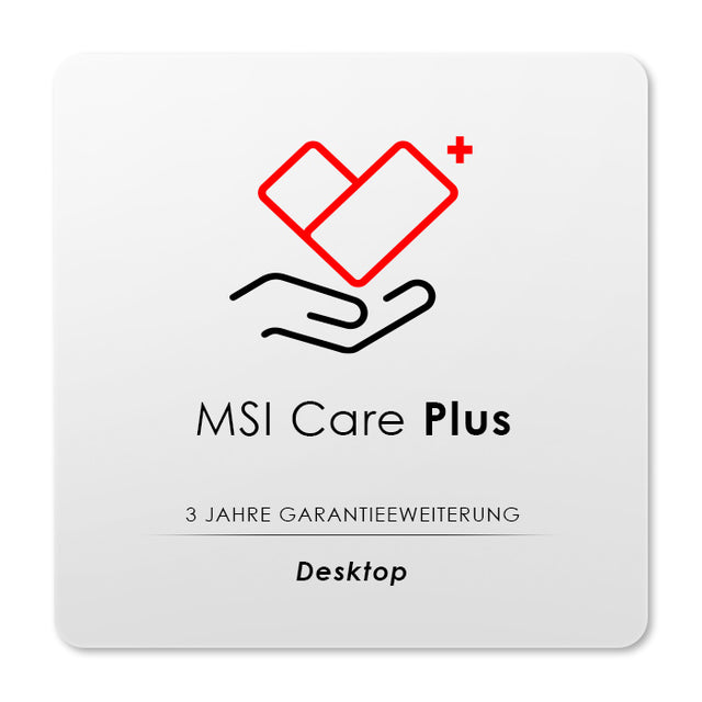 Drei (3) Jahre Garantieverlängerung für Business & Productivity Desktop PC | MSI Care - MSI e-Shop | Offiziell von MSI Deutschland