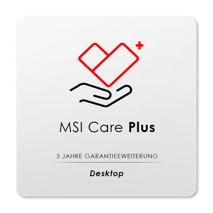 Drei (3) Jahre Garantieverlängerung für Business & Productivity Desktop PC | MSI Care
