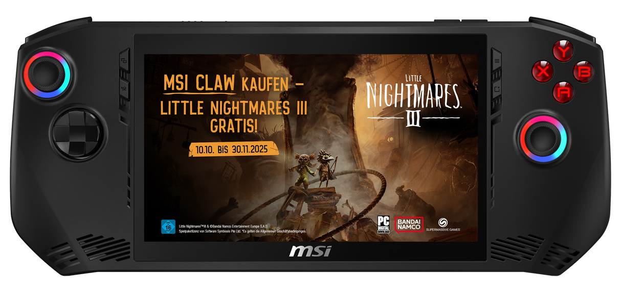 MSI Handheld PC Claw 7 AI+ A2VM-028DE
