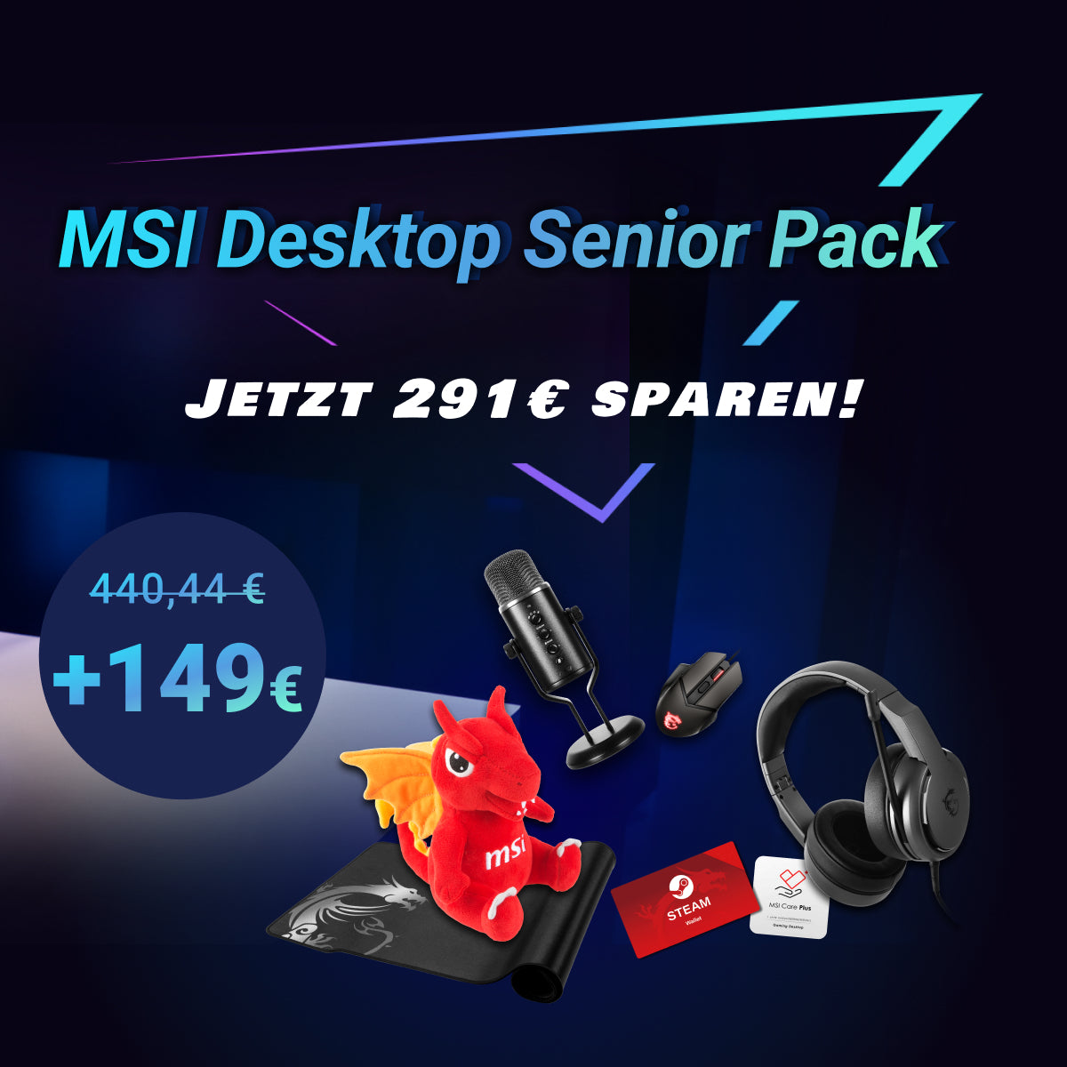 MSI Desktop Senior Paket (im Wert von 440,44 €)