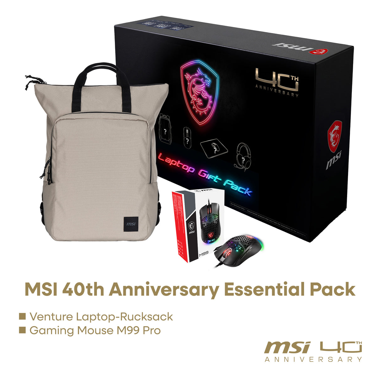 MSI 40th Anniversary Essential Pack