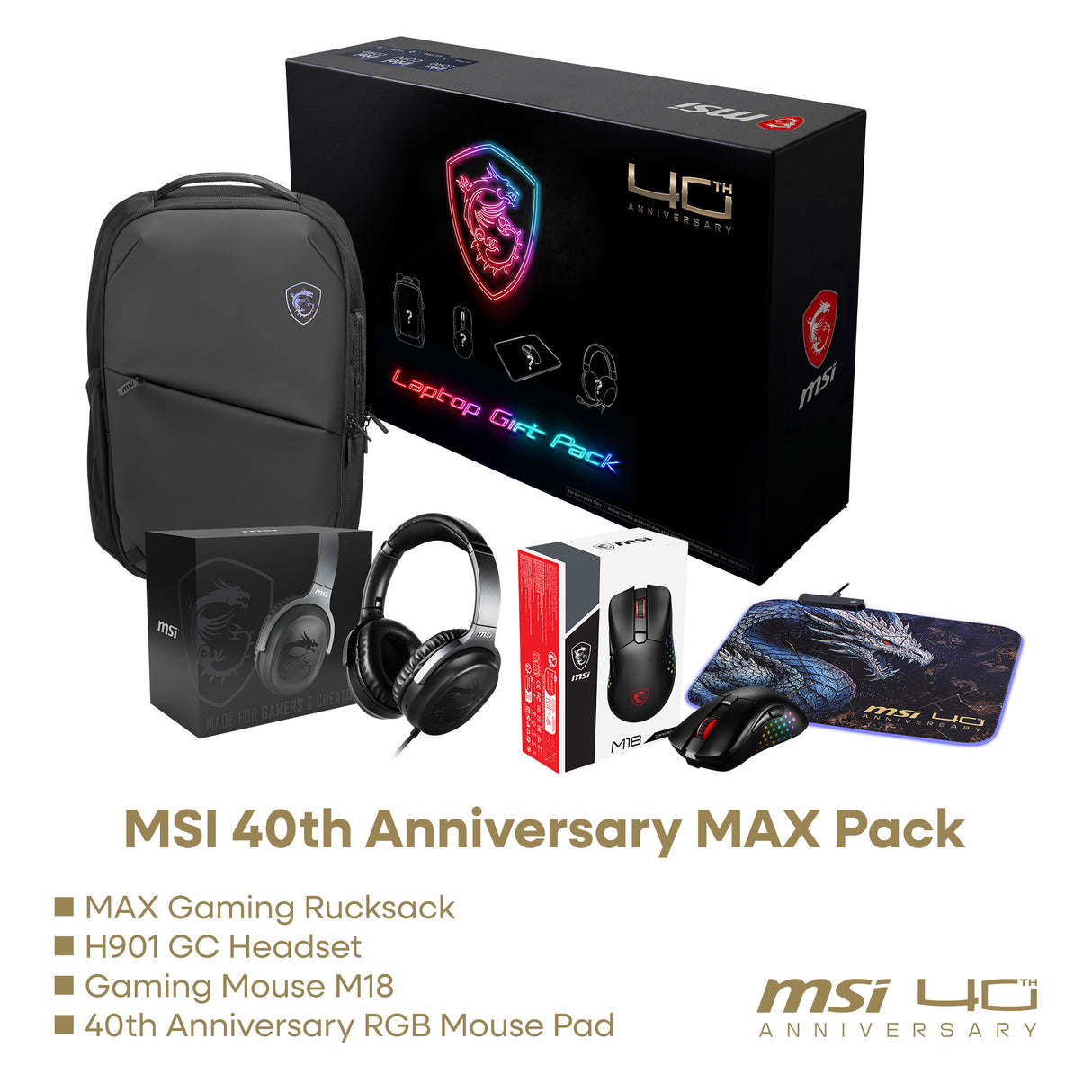 MSI 40th Anniversary MAX Pack