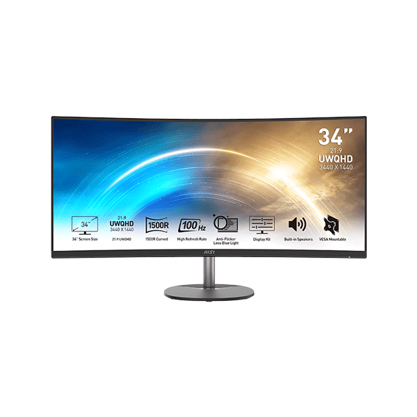 PRO MP341CQDE | MSI PRO Monitor - MSI e-Shop | Offiziell von MSI Deutschland