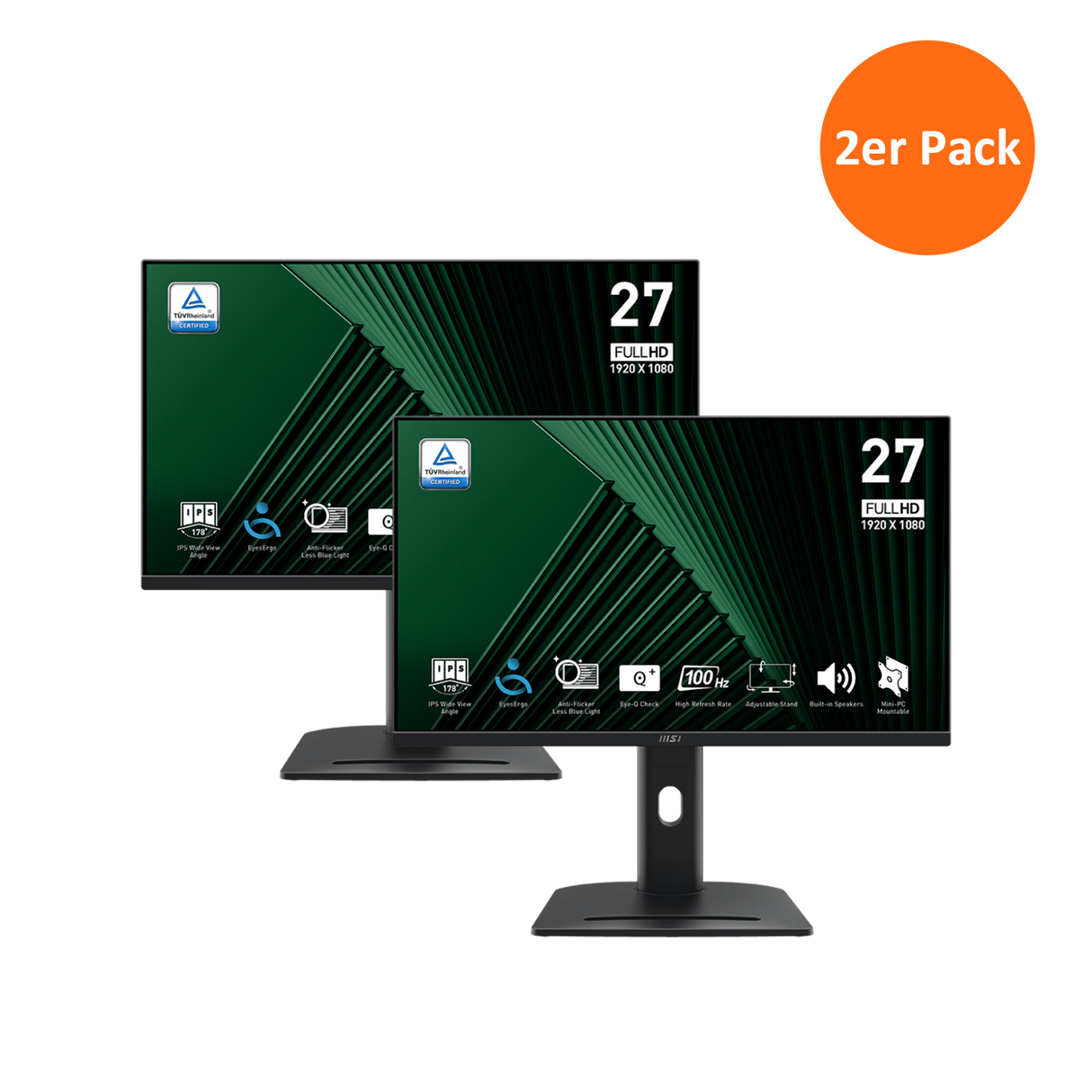 2er Pack - PRO MP275PG | MSI Gaming Monitor