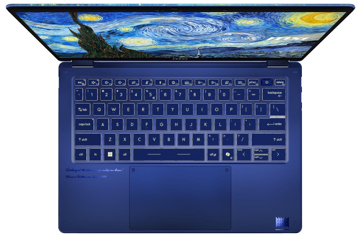 MSI Laptop Prestige 14 Flip AI+ The Starry Night  *** Vorabverkauf *** LT voraussichtlich ab KW 37!!!!!