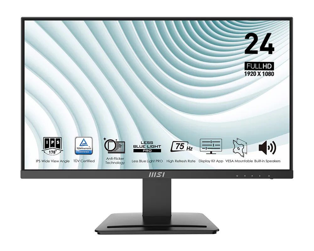MSI 24' Monitor PRO MP243 E14 - Refurbished - MSI e-Shop | Offiziell von MSI Deutschland