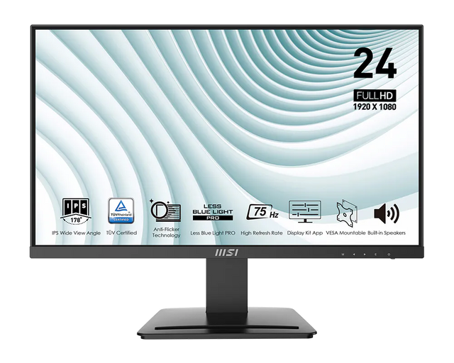 MSI 24' Monitor PRO MP243 E14 - Refurbished - MSI e-Shop | Offiziell von MSI Deutschland