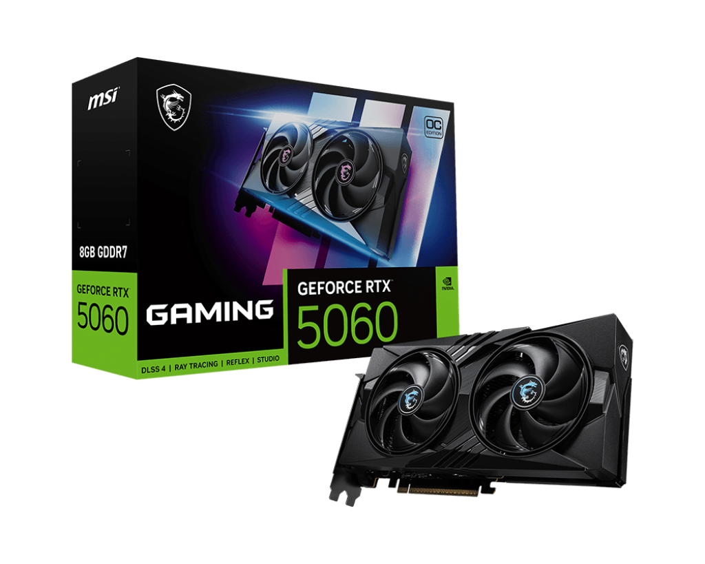 MSI Grafikkarte GeForce RTX 5060 8G GAMING OC - Refurbished - MSI e-Shop | Offiziell von MSI Deutschland