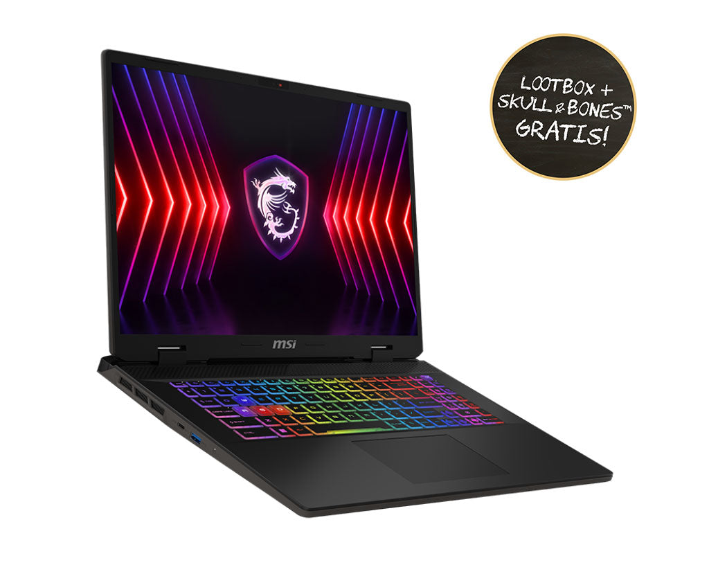 MSI Laptop Sword 17 HX B14VGKG-043DE, RTX™ 4070