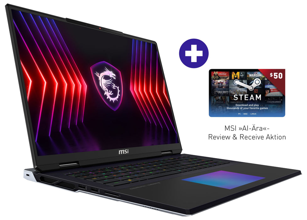 MSI CB Gaming Laptop Titan 18 HX A14VHG-070DE [mit Review & Receive-Aktion]