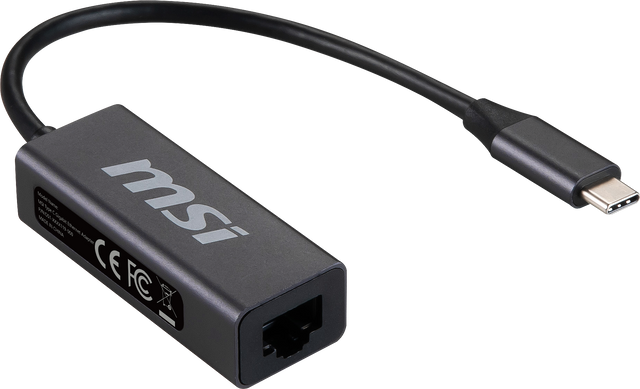 MSI USB Typ-C Gigabit Ethernet Adapter – MSI e-Shop | Offiziell von MSI ...