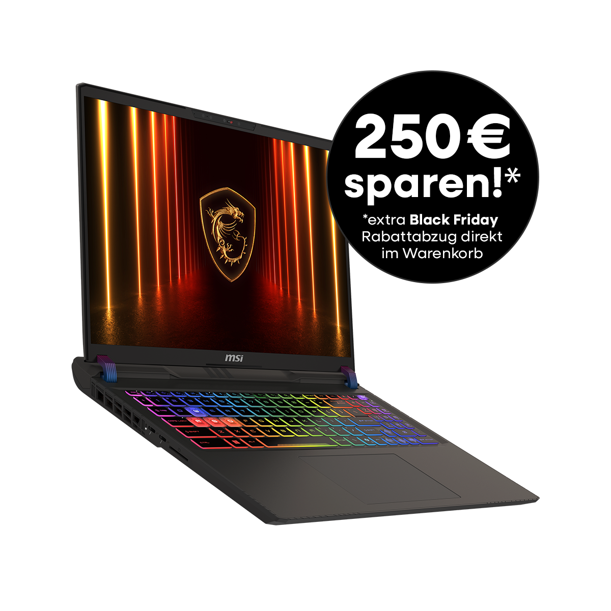 MSI Laptop Vector 16 HX AI A2XWHG-476, RTX™ 5070 Ti