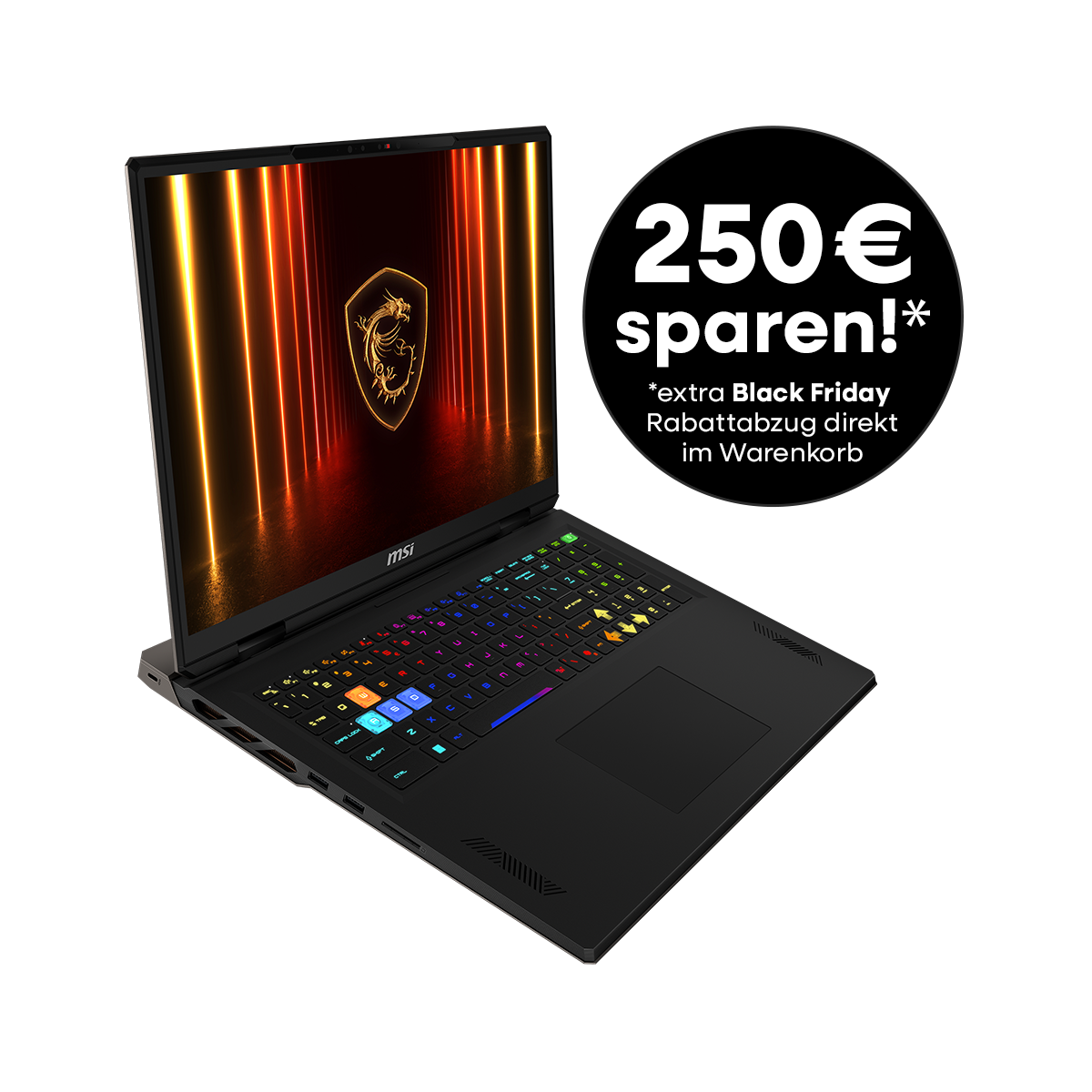 MSI Laptop Vector A18 HX A9WHG-081,  RTX™ 5070 Ti