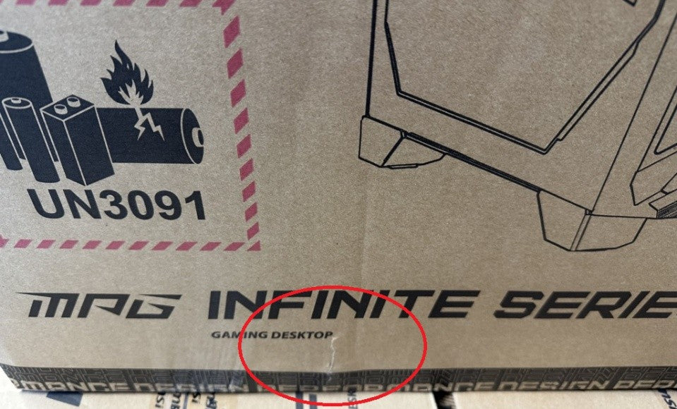 MSI Desktop PC MPG Infinite X3 AI 2NVZ9-231EU  ****Verpackung leicht beschädigt****