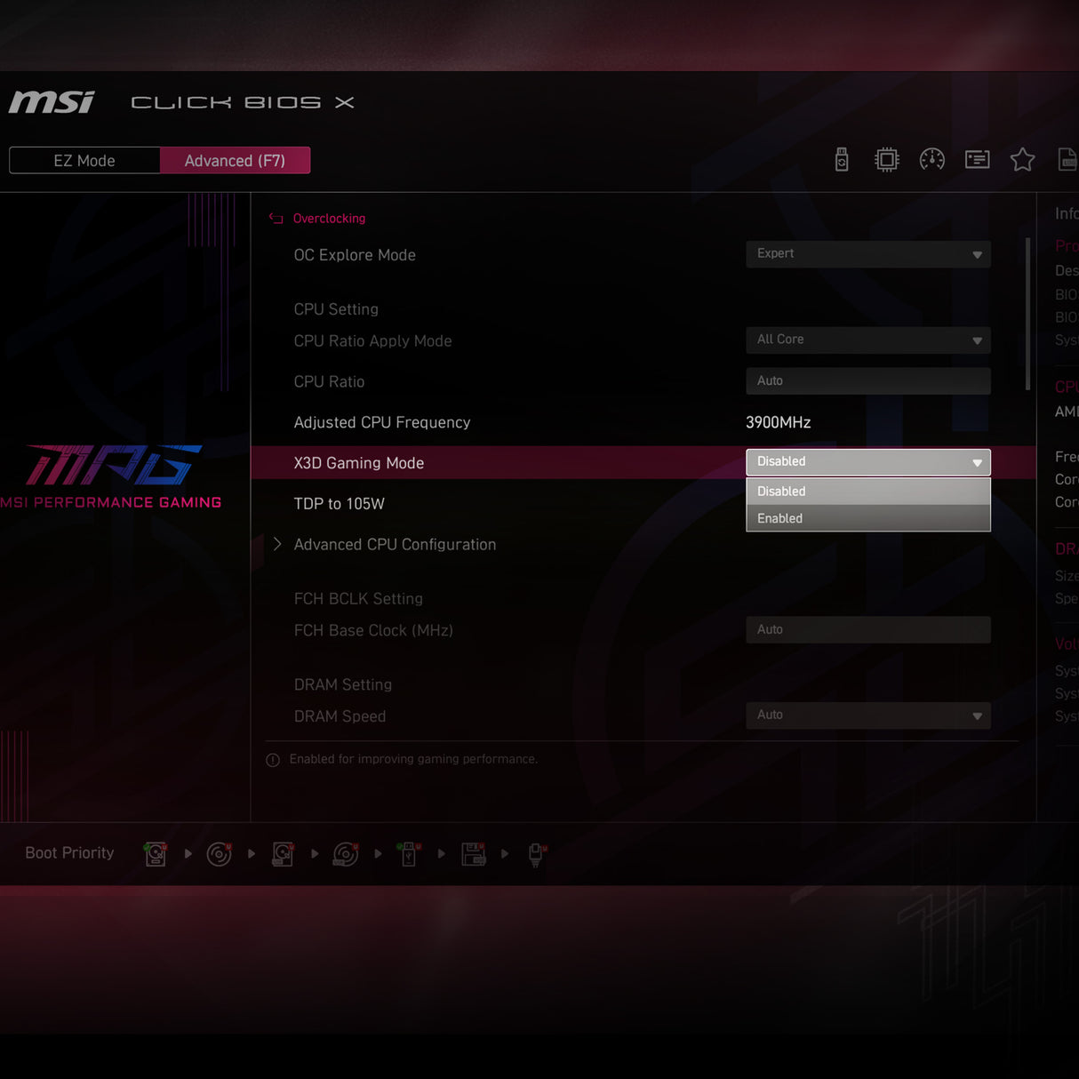 MSI Desktop PC MPG Infinite Z3 X3D 9NVRR7-848EU