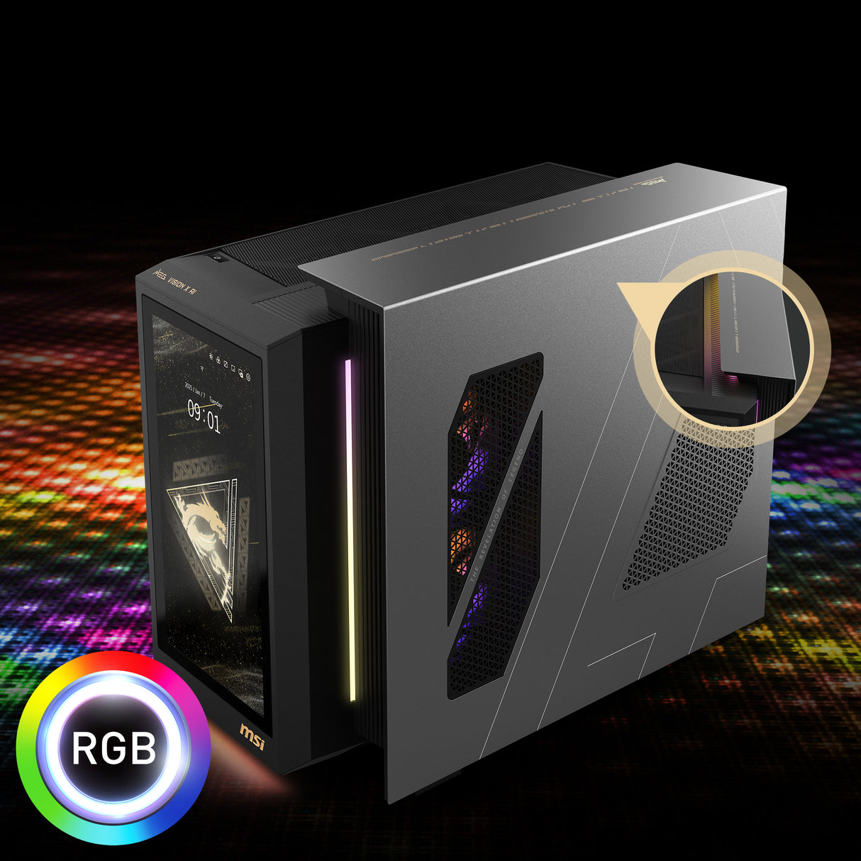 MSI Desktop PC MEG Vision X AI 2NVP7-209AT