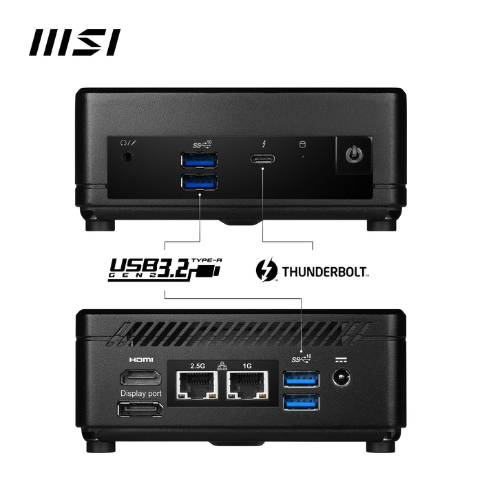 Cubi 5 12M-021BDE | i5-1235U 1,3G  | MSI Desktop Cube Barebone