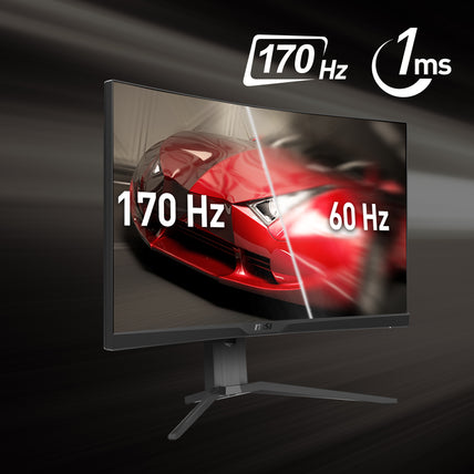 G272CQPDE | 27 zoll 170hz WQHD Curved VA Panel FreeSync Premium | MSI Gaming Monitor