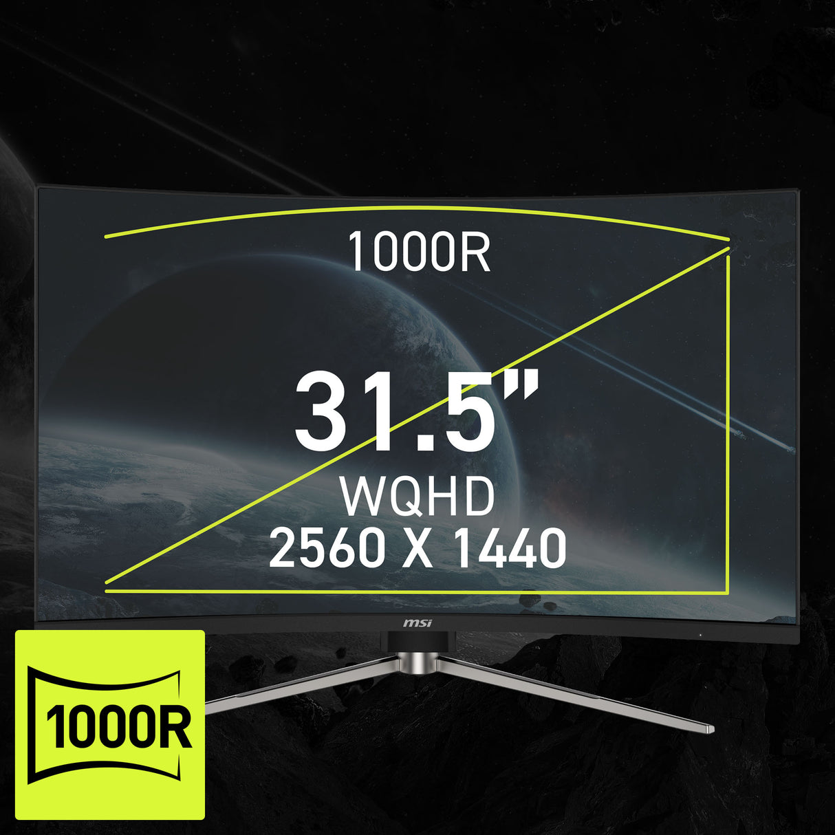 2er Pack - MAG 325CQRF QD E2 | MSI Gaming Monitor