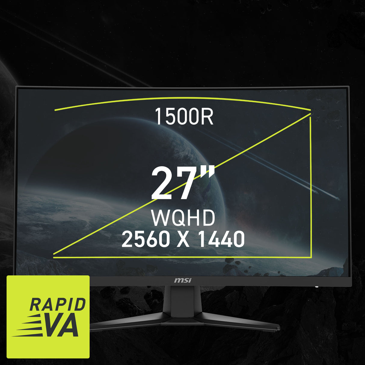 2er Pack - MAG 275CQF E18 | MSI Gaming Monitor