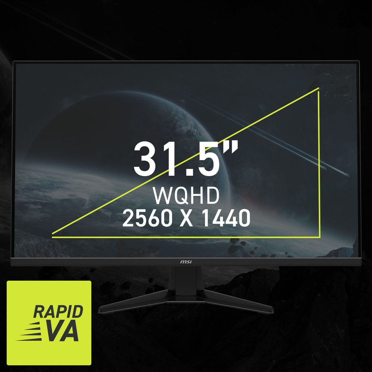 MAG 325QFDE E18V | MSI Gaming Monitor  ****Verpackung leicht beschädigt****