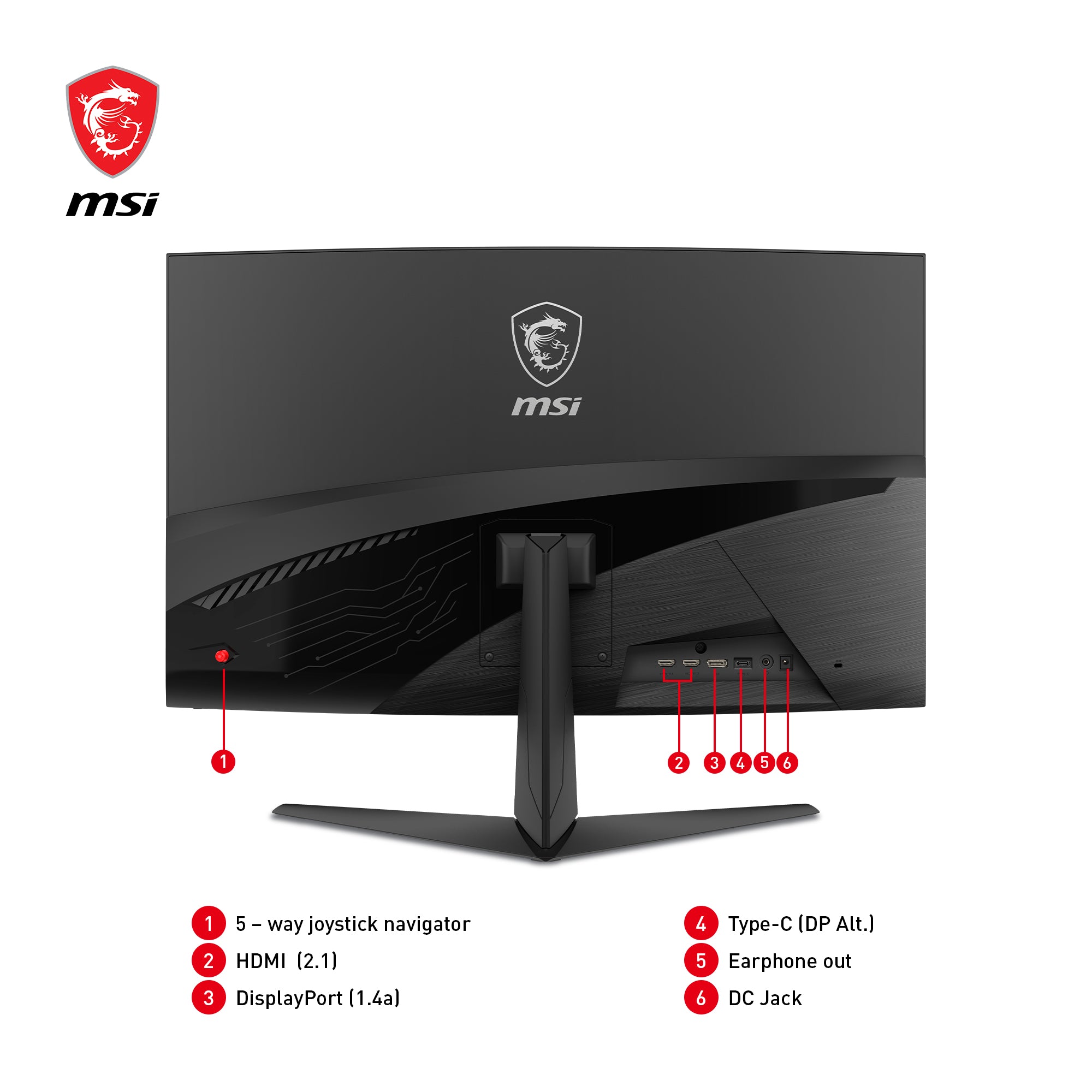 G321CUDE | 32 zoll 144hz 4K UHD HDMI 2.1 Curved VA Panel | MSI Gaming Monitor (eShop exklusiv)